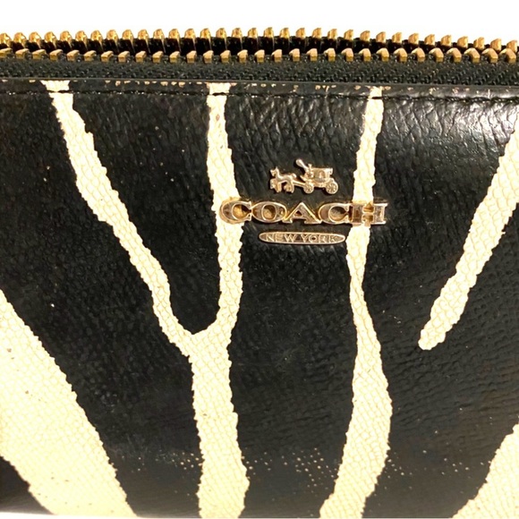 Coach vintage leather print wallet - Picture 9 of 11